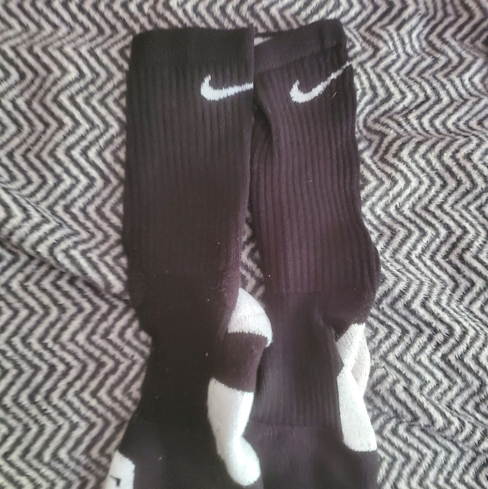 Nike elite sock. Same side